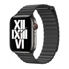 Apple Leather Loop Apple Watch medium 42mm / 44mm / 45mm / 49mm Black