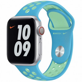 Apple Nike Sport Band Apple Watch 38mm / 40mm / 41mm Chlorine Blue / Green Glow