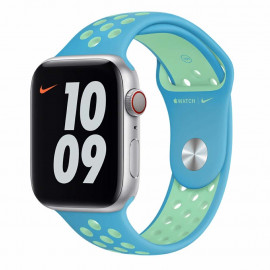 Apple Nike Sport Band Apple Watch 42mm / 44mm / 45mm / 49mm Chlorine Blue / Green Glow