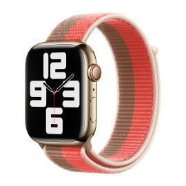 Apple Sport Loop Apple Watch 38mm / 40mm / 41mm Pink Pomelo / Tan