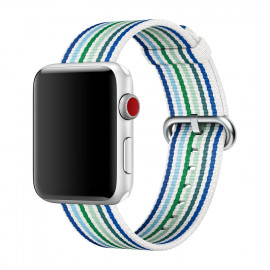 Apple Woven Nylon Apple Watch 38mm / 40mm / 41mm Blue Stripe
