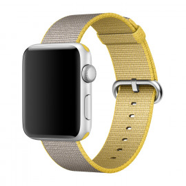 Apple Woven Nylon Apple Watch 38mm / 40mm / 41mm Yellow / Light Gray