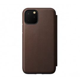 Nomad Rugged Folio Leather Case iPhone 11 Pro Max bruin