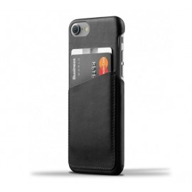 Mujjo wallet leren case iPhone 7 / 8 / SE 2020 zwart