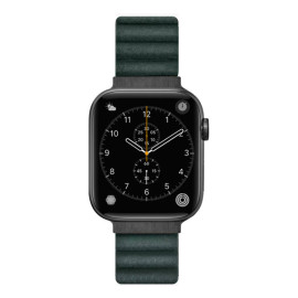 LAUT Novi Leather Loop Apple Watch 42mm / 44mm / 45mm / 49mm pine green