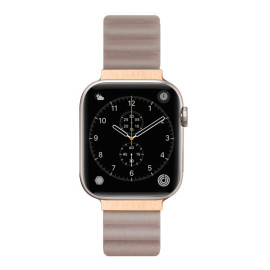 LAUT Novi Leather Loop Apple Watch 42mm / 44mm / 45mm / 49mm beige