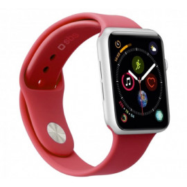 SBS Silicone Strap Apple Watch small/medium 42mm / 44mm / 45mm / 49mm red
