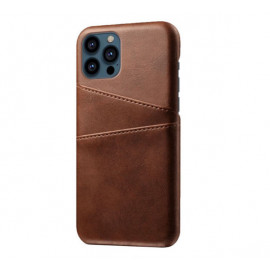 Casecentive Leren Wallet Back case iPhone 13 Pro bruin