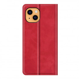 Casecentive Magnetische Leren Wallet iPhone 14 Pro Max rood