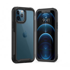 Casecentive Shockproof case iPhone 12 / iPhone 12 Pro clear