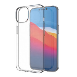 Casecentive Silicone case iPhone 15 Plus transparant
