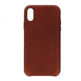 Decoded Leren case iPhone XR bruin