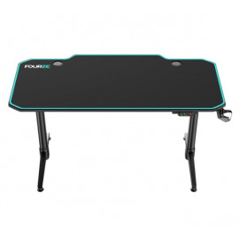 Fourze D1400-E verstelbare gaming desk groen / zwart