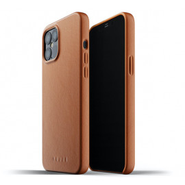 Mujjo Leather Case iPhone 12 Pro Max bruin