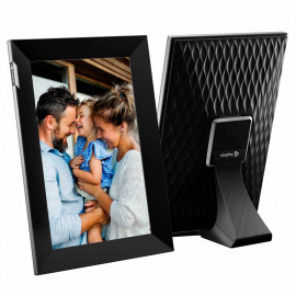 Nixplay Touch Screen Smart Photo Frame 10.1 inch black silver 