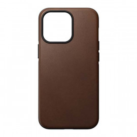 Nomad Modern Leather Case Magsafe iPhone 13 Pro bruin
