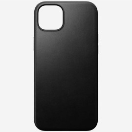 Nomad Modern Leather Case Magsafe iPhone 15 Plus zwart