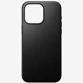 Nomad Modern Leather Case Magsafe iPhone 15 Pro Max zwart