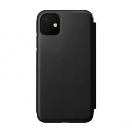 Nomad Rugged Folio Leather Case iPhone 11 zwart