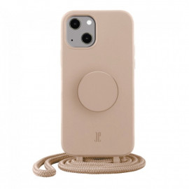 PopSockets PopGrip Case iPhone 14 Plus beige