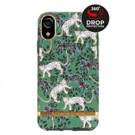 Richmond & Finch Freedom Series Apple iPhone XR groen leopard / goud