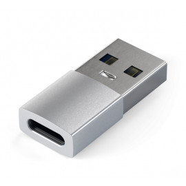 Satechi USB-A naar USB-C Adapter zilver 