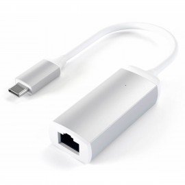 Satechi USB-C naar Ethernet Adapter zilver