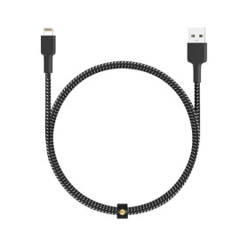 Aukey USB-A naar MFI-lightning kabel 1.2m black