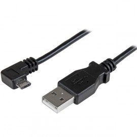 Haakse Micro-USB naar USB kabel (3 meter)