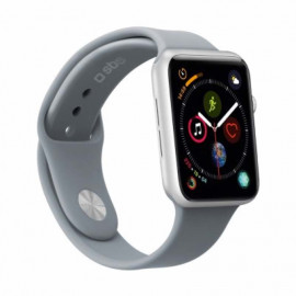 SBS Silicone Strap Apple Watch small 38 / 40mm grey 