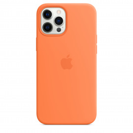 Apple Silicone MagSafe Case iPhone 12 Pro Max Kumquat