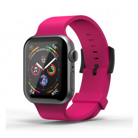 SuperDry siliconen band Apple Watch 42 / 44mm roze