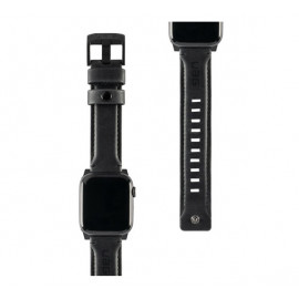 UAG Leather Watch strap 42mm / 44mm / 45mm / 49mm zwart