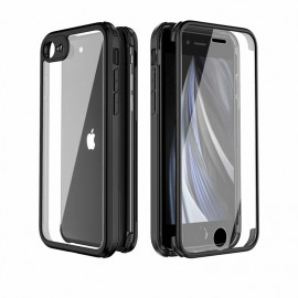 Valenta Tempered Glass Full Cover Bumper Case Apple iPhone 7/8/SE (2020/2022) zwart