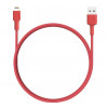 Aukey USB-A naar MFI-lightning kabel 1.2m rood