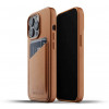 Mujjo Leather Wallet Case iPhone 13 Pro bruin