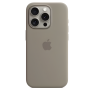 Apple Siliconen MagSafe-hoesje voor iPhone 15 Pro Clay. sticky