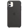Apple silicone case iPhone 11 black sticky