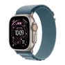 Apple Alpine Loop Apple Watch 44mm / 45mm / 46mm / 49mm Lichtblauw Medium sticky