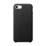 Apple leather case iPhone 7 / 8 / SE 2020 / 2022 black sticky