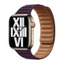 Apple Leather Link Apple Watch M/L 38mm / 40mm / 41mm Dark Cherry sticky