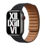 Apple Leather Link Apple Watch M/L 38mm / 40mm / 41mm Midnight sticky