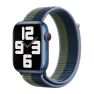 Apple Sport Loop Apple Watch 38mm / 40mm / 41mm Abyss Blue / Moss Green sticky