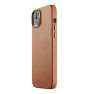 Mujjo Leather Case met MagSafe iPhone 14 / 15 Plus bruin sticky
