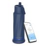WaterH VITA slimme waterfles 530 ml donker blauw sticky