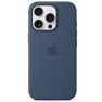 Apple Silicone MagSafe Hoesje iPhone 16 Pro Denim sticky