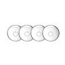 Bold Smart Lock Clicker 4-stuks Wit sticky