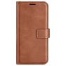 Casecentive Leren Wallet case met sluiting iPhone 16 Pro tan sticky