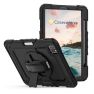 Casecentive Handstrap Pro Hardcase met handvat iPad 12.9" 2020 zwart sticky