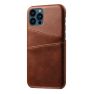 Casecentive Leren Wallet Back case iPhone 14 Plus bruin sticky